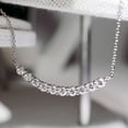 thumbnail image 2 of Chaîne de Clavicule Courbée Zircon Smile Choker, 2 of 5