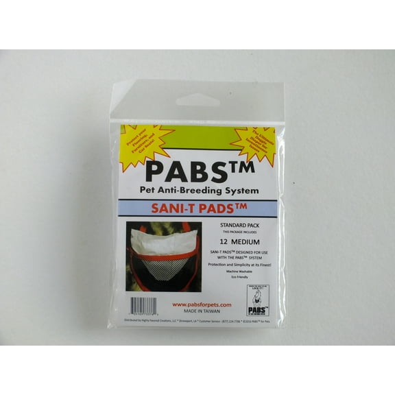 12 Pack Sani-T Pad (Medium)