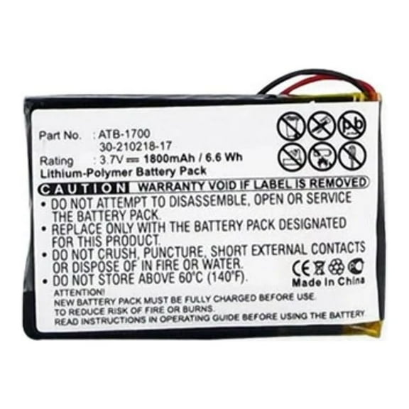 Batteries N Accessories BNA-WB-RLP-011-1.8 Remote Control Battery - Li-Pol, 3.7V, 1800 mAh, Ultra High Capacity Battery - Replacement for RTI ATB-1700 Battery