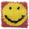 thumbnail image 5 of (6 pack) Wonderart 1 Piece Latch Hook Kit with Pre-Cut Rug Yarn and Instructions, Smile, 5 of 5