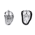thumbnail image 1 of Reloj Fusión Deformación Número Romano Regalos para Amantes Del Arte (Plata), 1 of 9