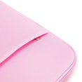 thumbnail image 6 of RAINYEAR 16 Inch Laptop Sleeve Protective Soft Case Padded Cover Carrying Bag with Front Pocket & Accessories Pouch, Specially Compatible with 2021 2022 16" MacBook Pro M1 for Model A2141 A2485(Pink), 6 of 7