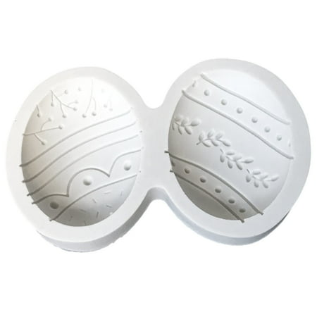 

Papaba Ice Cream Mould Shape Cake Egg Long Lasting Cupcake Mold Easter Fondant Mold