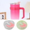 thumbnail image 4 of ACDANC 2026 New Replacement Lids for 40 Oz Tumblers,3.93" Dustproof Spill Proof Splash Resistant Tumbler Lids,Dual Drinking Options: Sip Directly Or Use A Straw Through the Flip-Open Lid, 4 of 7