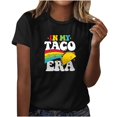 thumbnail image 1 of Shorts pour Femmes, T-Shirts pour Femmes, Chemises Mayo pour Femmes Fête Mayo Festival Manches Courtes Tee Blouses, Blouses pour Femmes, Blouses pour Femmes Mode, 1 of 3