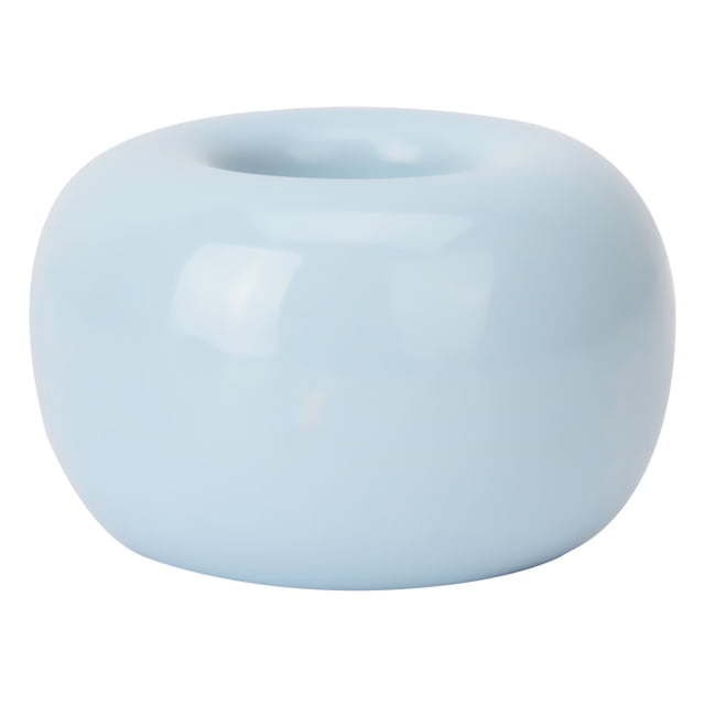 Biuzi Donut Ceramic Toothbrush Holder, Durable Novelty Candy Colour, Cute Multifunctional Toothbrush Base (Blue)