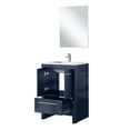 thumbnail image 3 of Lafarre 24 in W Navy Blue Bath Vanity, White Quartz Top, Chrome Faucet Set & 18 in Mirror, 3 of 6