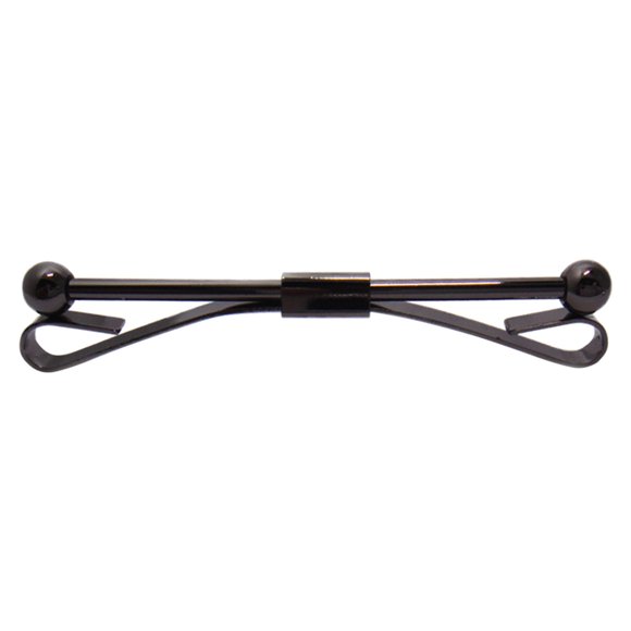 Clips de Corbata Formales Sunnimix Clips para la barra del cuello de la camisa Negro