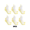 thumbnail image 4 of Sonducket 6 pares de telas de fibras acrílicas suaves que no destiñen y fibras suaves que no destiñen transpirables que se adaptan a todas las Type3 NO3, 4 of 6