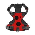 thumbnail image 4 of Picia Ladybug Pattern No-Pull Dog Harness Reflective Front Clip Vest with Handle,Step-in Air Dog Harness,Adjustable 2 Metal Rings 4 Buckles,Easy to Put on & Take Off Medium, 4 of 9