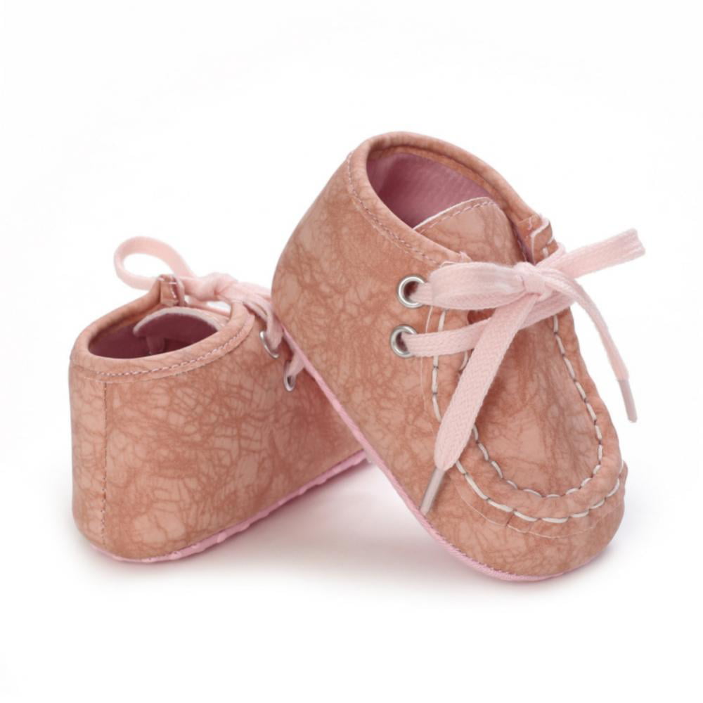 NEW SOFT LEATHER BABY SHOES 0-6 6-12,12-18 mths PINK H