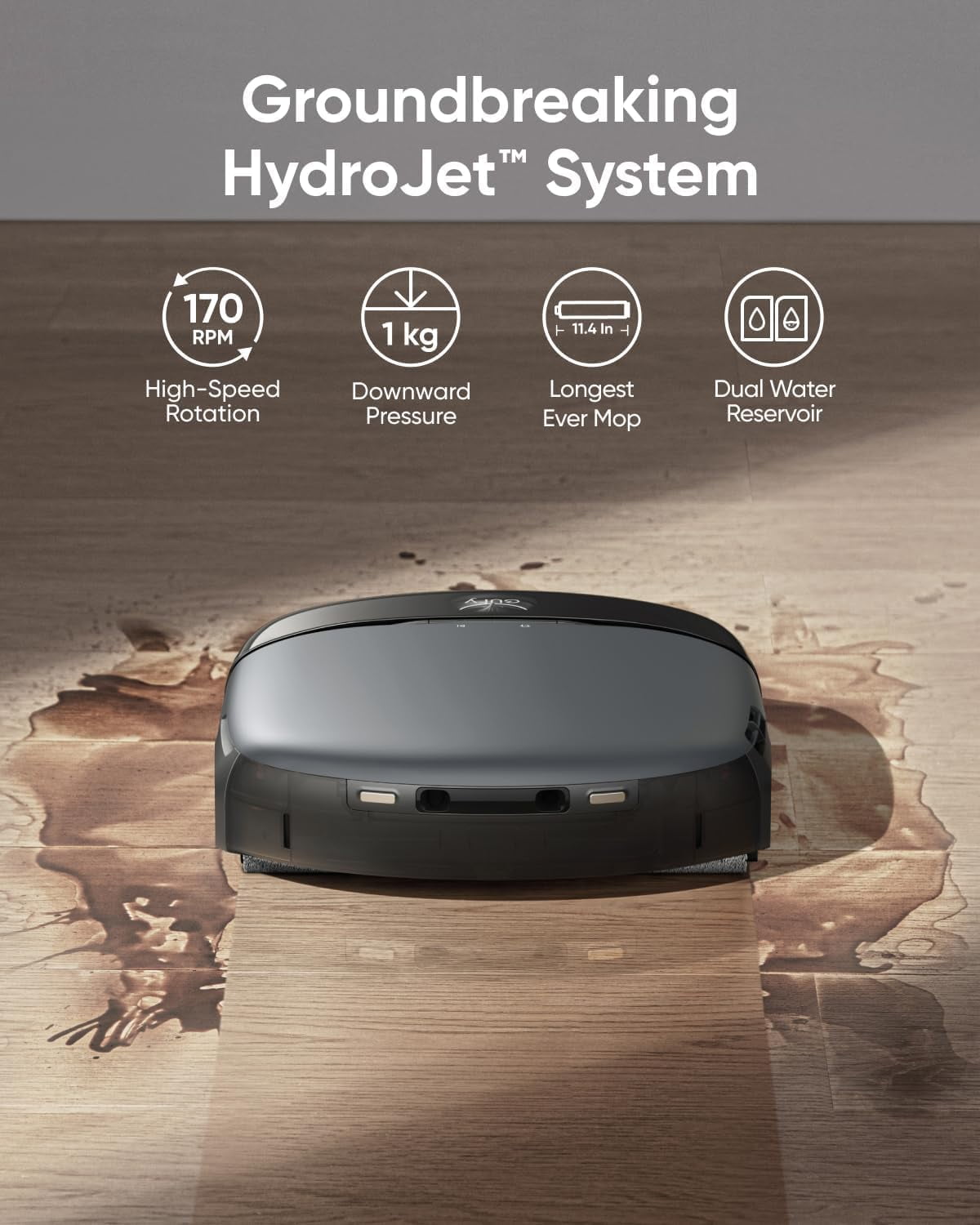 eufy S1 with All-in-One Station, HydroJet System with Roller Mop, +Official Accessory-Dust Bag, 3 packs included, 6-month Replacement