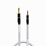 Coluber Cable 1/4" TS Male to 3.5 TRS Male - Pro 3-Pin Microphone Connector