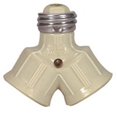 thumbnail image 1 of 700V-BOX Ivory Twin Socket, 1 of 1