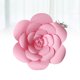 thumbnail image 3 of 1 pieza de decoración de pared de flores de papel 3D de 20 cm para decoración de fondo de boda en casa de fiesta (rosa), 3 of 6