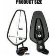 thumbnail image 5 of BFCITY Motorcycle Handlebar Mirrors - SRBTV Motorbike Mirrors Compatible XJ6 MT01 MT03 MT07 MT09 (Black), 5 of 5