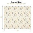 thumbnail image 2 of JumpOff Jo Large Foldable Kids Foam Play Mat, Padded Baby Floor Mat, 70 x 59 in - Elephant Rainbow, 2 of 7