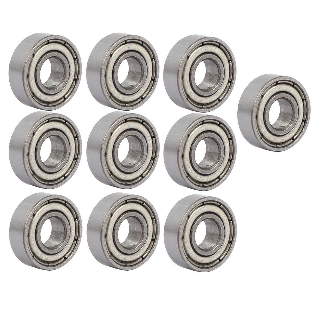 10Pcs 6mm x 15mm x 5mm 696ZZ Radial Shielded Deep Groove Ball Bearing