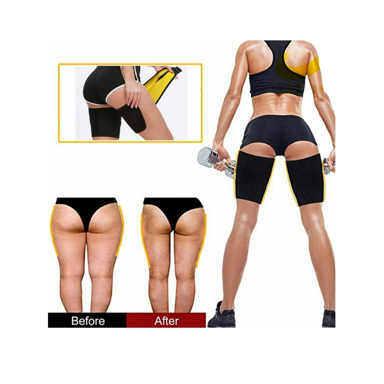 Eyicmarn Neoprene Thigh Trimmer Legs Slimming Belt Body Shapewear Sweat Band