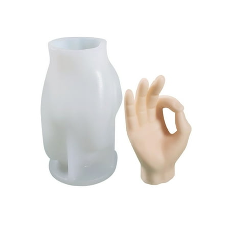 

Lacyie Hand Gesture DIY Candle Mold Chocolate Mousse Cake Silicone Molds
