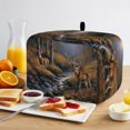 thumbnail image 2 of Toaster Cover 2 Slice, Dustproof Bakeware Oven Protector with Top Hook, Waterproof Small Kitchen Appliance Toasters Dust Cover, 11"x6"x8", 2 of 6