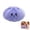 Purple#0918-237, variant on Cute Steamed Bun Plush Pillow, Soft Dumpling Stuffed Toy for Home Decor and Stress Relief, Huggable Food Plush