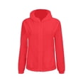 thumbnail image 5 of Breezora Womens Lightweight Oversized Hooded Spring Jacket Thin Layer Outerwear Plus Size M Size Red, 5 of 5