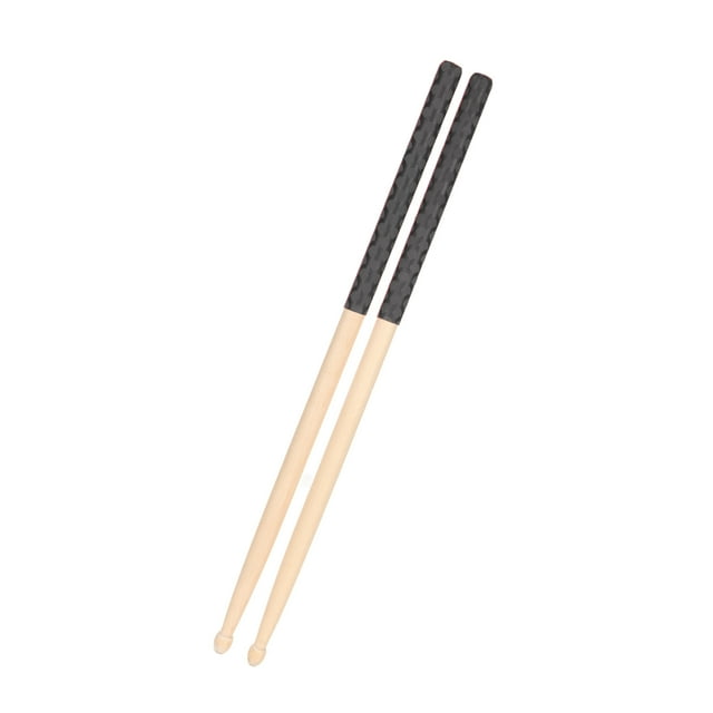 Maple Wood Drumsticks With Anti Slip Rubber Handle Durable And Versatile For Beginners And Professionals Bubble Shaped Tips