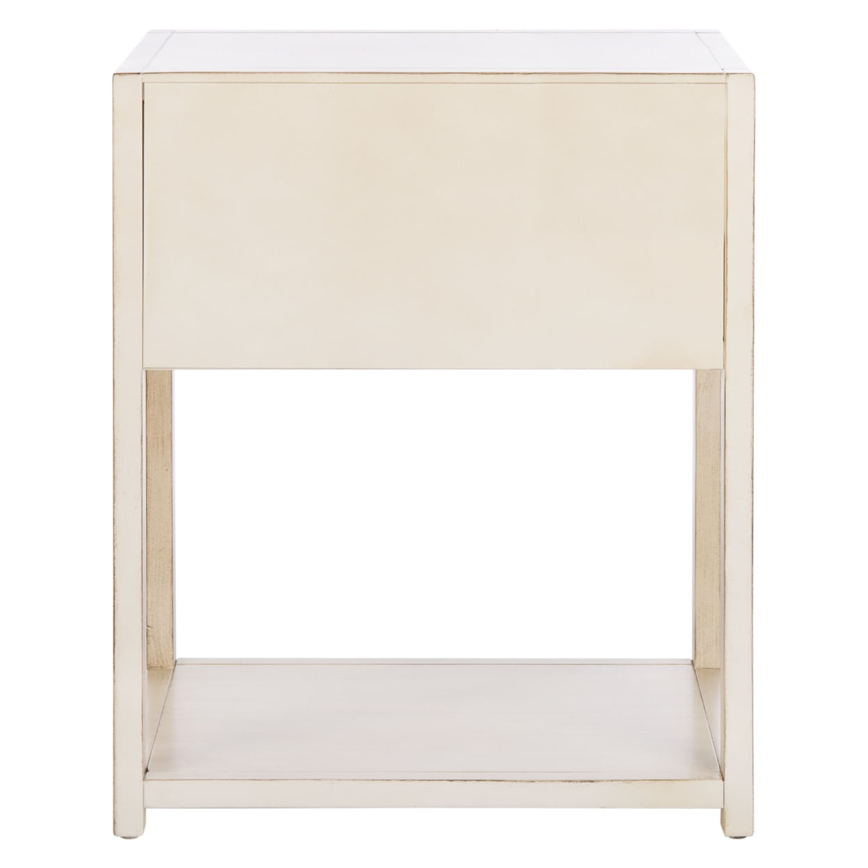 SAFAVIEH Yudi 1-Drawer 1 Shelf Nightstand Antique / White