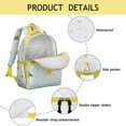 thumbnail image 4 of Aesthetic Wildflower Print Backpack - Sunny Floral Design, Ergonomic & Breathable for Daily Wear, 4 of 5