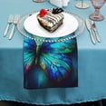 thumbnail image 4 of WYYP Butterfly Mosaic Cloth Napkins Polyester Home Decor Gift 4 PCS, 4 of 7