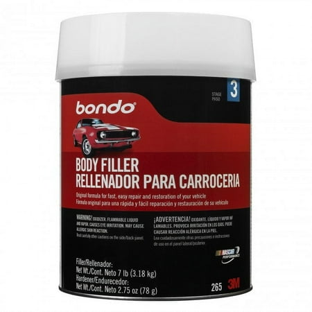 Bondo 265 Automotive Body Filler with Plastic Cap, 1 Gallon