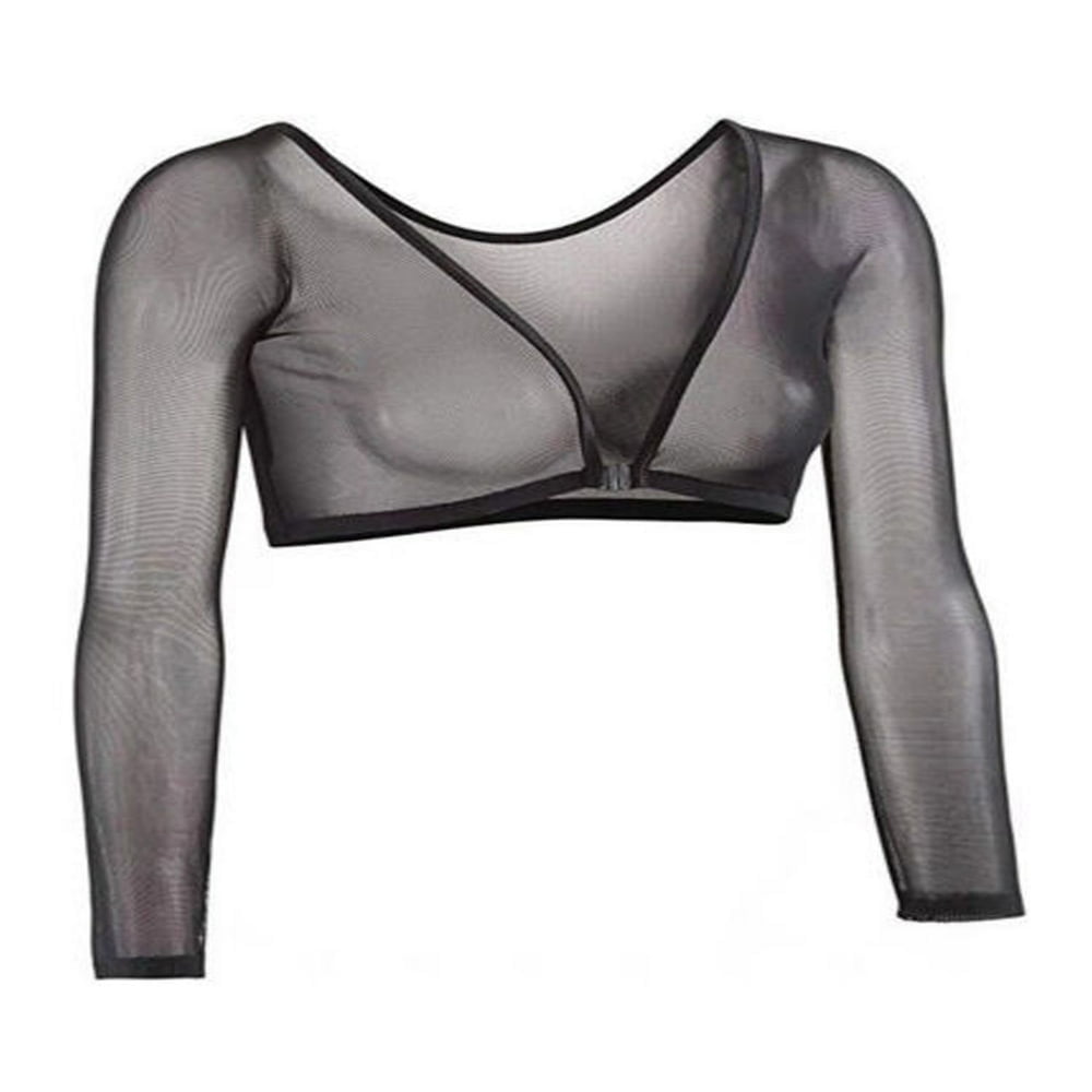 mesh crop top plus size