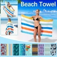 thumbnail image 3 of Guanhe Summer Microfiber Kids Beach Towel Super Lightweight Colorful Bath Towel Sandproof Beach Blanket Multi-Purpose Towel For Travel Swimming Pool 30x60 Inch, 3 of 3