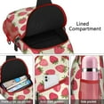 thumbnail image 4 of Chest Bag Crossbody Shoulder Bag Small BackpackTravel Sling Bag for Men Women Travelers Strawberry, 4 of 6