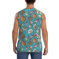 thumbnail image 4 of Fotbe Cute Conch Men's Camiseta sin Mangas Estampada para Hombres, Playera Casual para Gimnasio, Entrenamiento, Playa-X-Large, 4 of 7