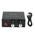 thumbnail image 2 of 2 Channel Sound  1 Input 2 Output 3.5mm Independent Control Stereo Sound Distributor Sound Preamplifier, 2 of 8