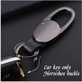 thumbnail image 4 of Dvkptbk Key Buckle Car Key Ring High Grade Metal Waist Key Ring Horseshoe Ring Jewelry, 4 of 8