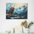 thumbnail image 6 of Naloa Iceberg Bald Eagle Print Canvas Picture,Wall Pictures, Modern Decorative Poster,Art Prints for Bedroom, Toilet, 40 x 30 cm, Built-in Wooden Frame, 6 of 6