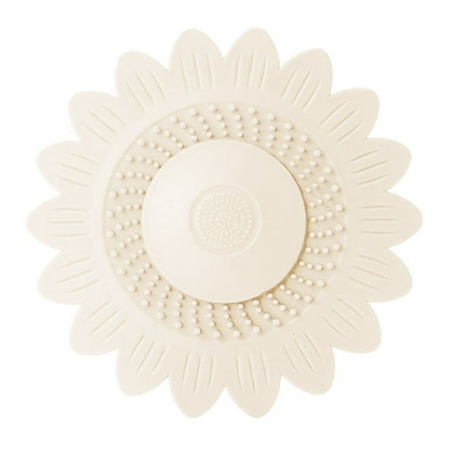 Elegante cubierta de drenaje de flores de silicona: para bloqueador de olores de doble filtro para baño