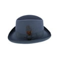 thumbnail image 2 of Epoch Hats Company  Wool Felt Homburg Godfather Hat with Feather (Men), 2 of 5