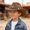 A13--Khaki, variant on Western Cowboy Hat Tibetan Western Cowboy Hat Hat With Upturned Brim Parent Child Sun Hat Dance Hat Birthday Party Hat 3-8 Years