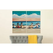Safavieh Swim Competition Diptych Wall Art, Assorted