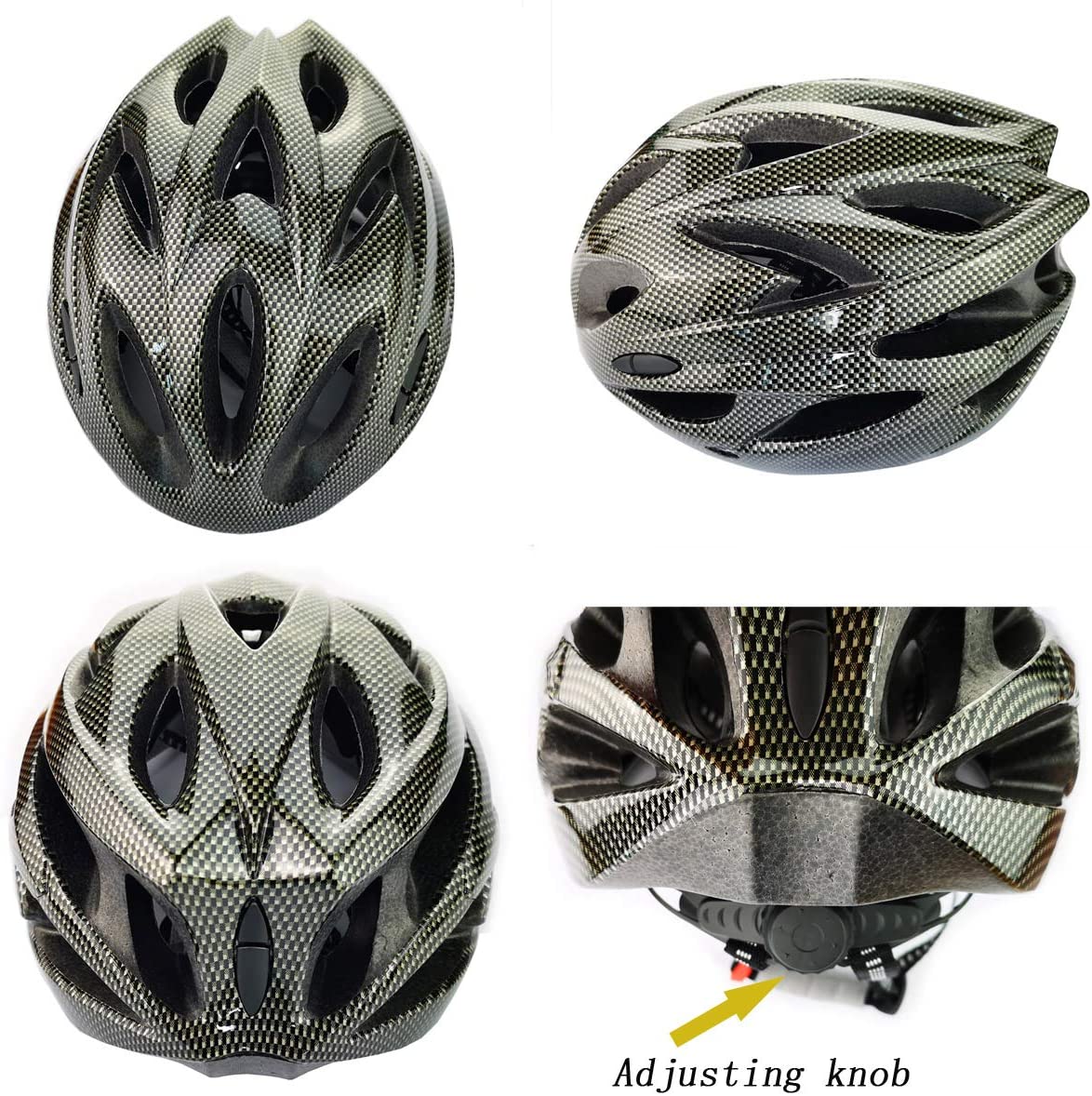 Upanbike Adults Bicycle Helmet, Black photo 6