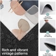 thumbnail image 3 of Blue Boho Abstract and Plant Pattern Kitchen Rugs Sets Of 3,Kitchen Runner Rugs Non Skid Washable,Decorative Kitchen Floor Mats for Kitchen,Sink,Laundry,17"x30"+ 17"x47" + 17"x59", 3 of 6