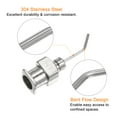 thumbnail image 4 of Blunt Tip Dispensing Needle 21 Gauge 0.4" 45 Degrees Bent Flow, Silver Tone, 24pcs, 4 of 5