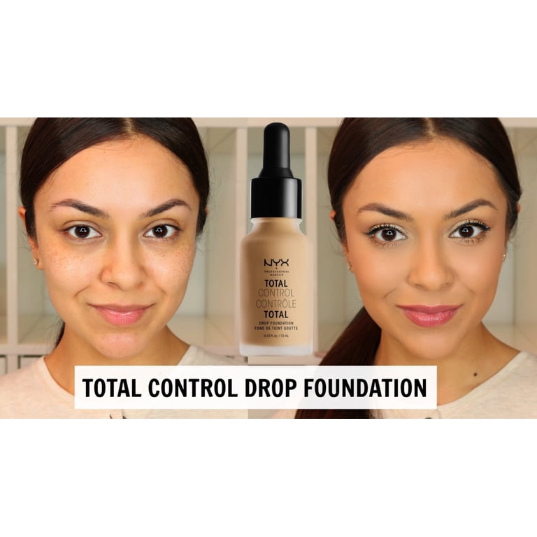 Fond De Teint NYX Total Control Drop Foundation - Couvrance Modulable Effet Mat - Vegan