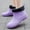 Purple, variant on Women’s Winter FLeece Lined Rainboots Waterproof Ankle Chelsea Booties Plush Slip On Water Shoes