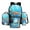 Sea Turtle Coral Fish, variant on ZUXONGSY Colorful Paint Splatter Panda Print Fashion Backpack for School Girls and Boys with Lunch Box 4 in 1 Set Kids Bookbag Lightweight School Bag Set Back Pack Back to School Gifts