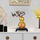 thumbnail image 1 of Estatua de calabaza, artesanía de resina coleccionable, escultura de adorno de , figuritas de Feng Shui para el hogar, estantería, izquierda Soledad Estatua de calabaza, 1 of 10